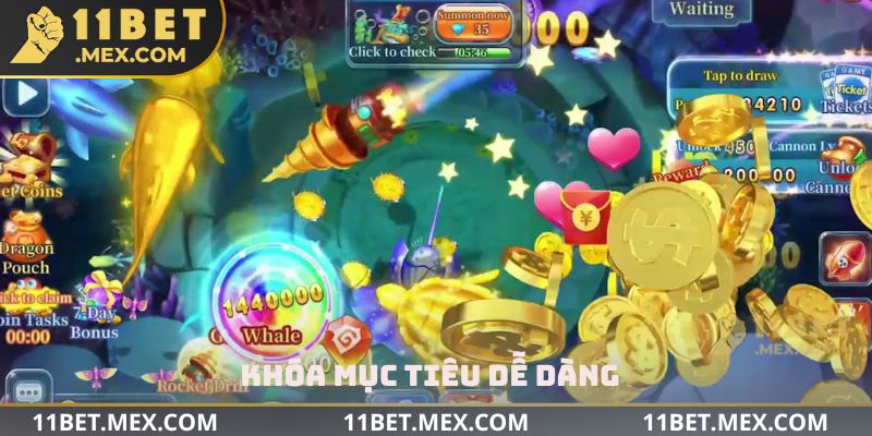 Khóa mục tiêu dễ dàng 