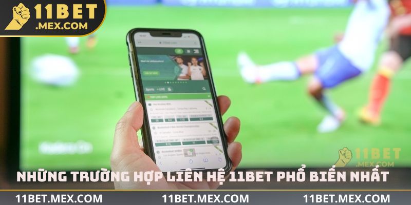 Những trường hợp liên hệ 11BET phổ biến nhất